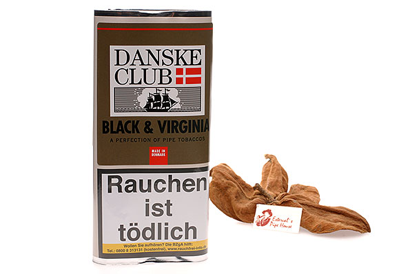 Danske Club Black & Virginia Pipe tobacco 50g Pouch